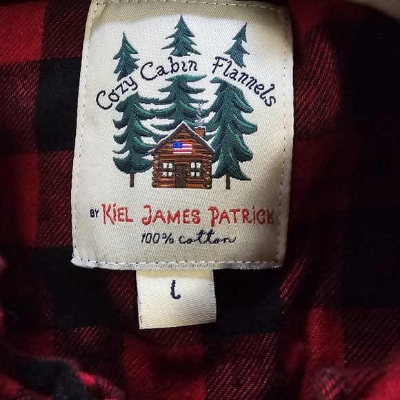 Kiel James Patrick Flannel Dress L - Picture 1 of 4